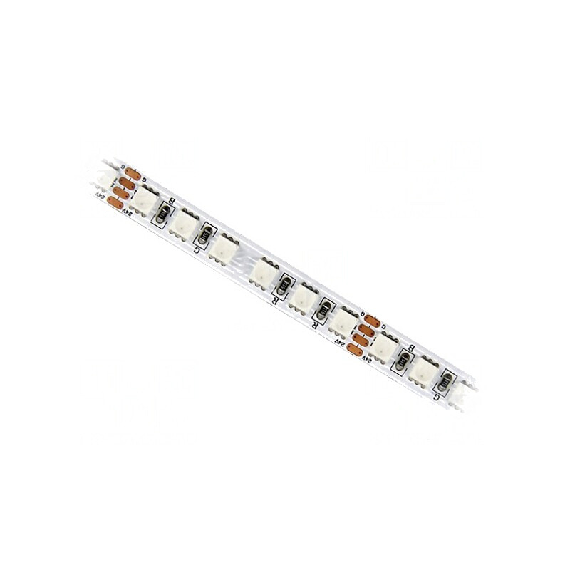 Bandă LED RGB 4040 24V 120 LED/m 8mm IP20 Albă | Electronic-mag.ro | Componente Electronice