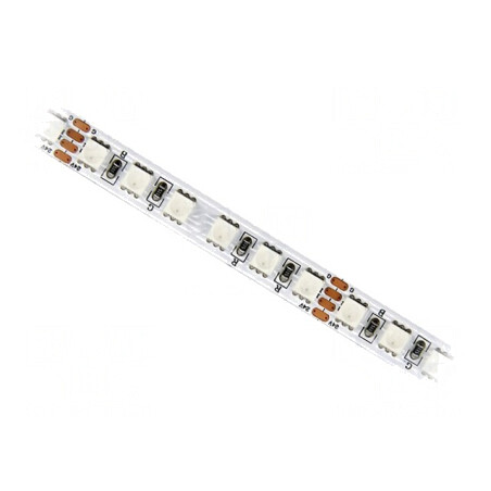 Bandă LED RGB 4040 24V 120 LED/m 8mm IP20 Albă | Electronic-mag.ro | Componente Electronice