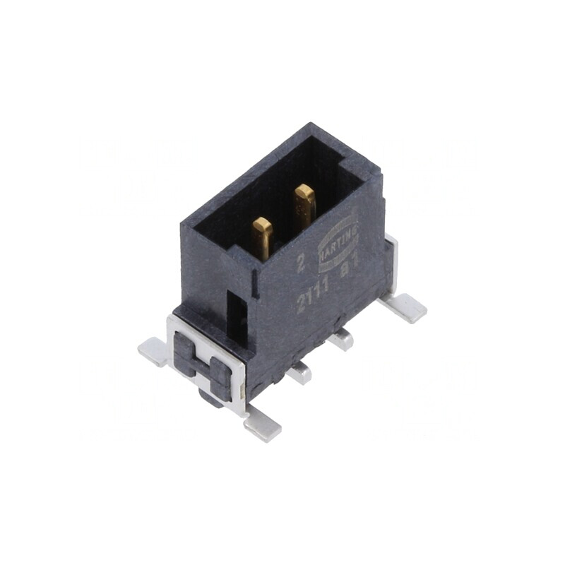 Conector PCB-PCB tată 2 pini 2,54mm har-flex® Power | Electronic-mag.ro | Componente Electronice