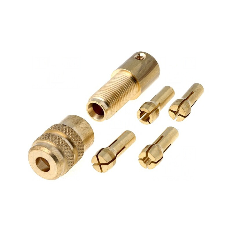 Mandrină pentru Mașină de Găurit 0,3-3,2mm Alamă | Electronic-mag.ro | Componente Electronice