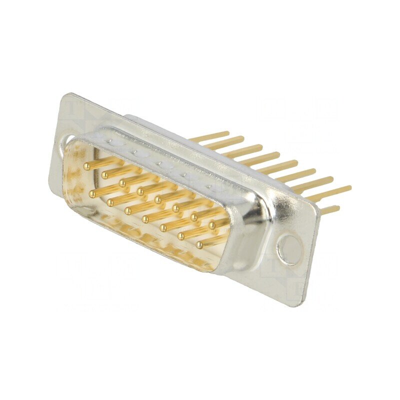 Conector D-Sub 15 PIN Soclu Tată PCB Angulat THT | Electronic-mag.ro | Componente Electronice Conector D-Sub 15 PIN Soclu Tată PCB Angulat THT | Electronic-mag.ro | Componente Electronice