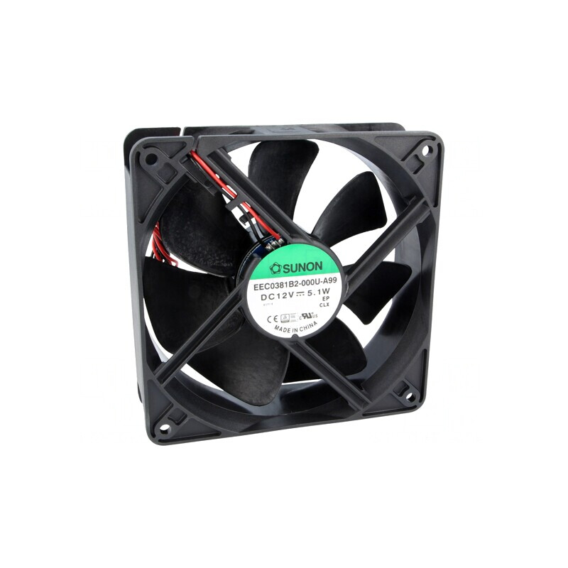 Ventilator DC Axial 12V 120x120x38mm | Electronic-mag.ro | Componente Electronice