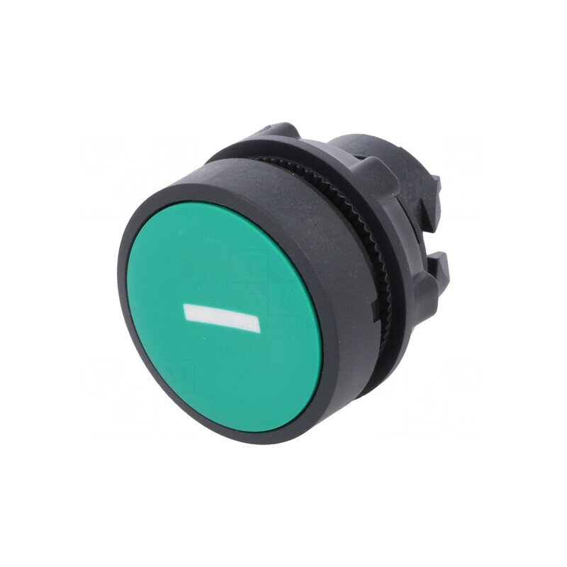 Comutator apăsare 22mm verde | Electronic-mag.ro | Componente Electronice
