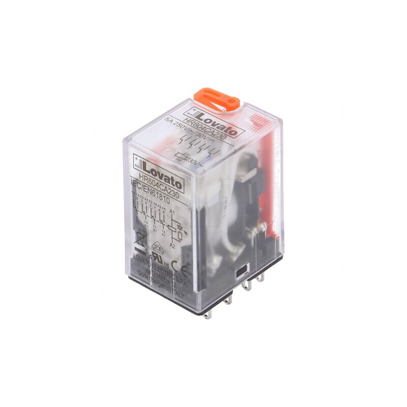 Releu Electromagnetic 4PDT 230VAC 5A | Electronic-mag.ro | Componente Electronice