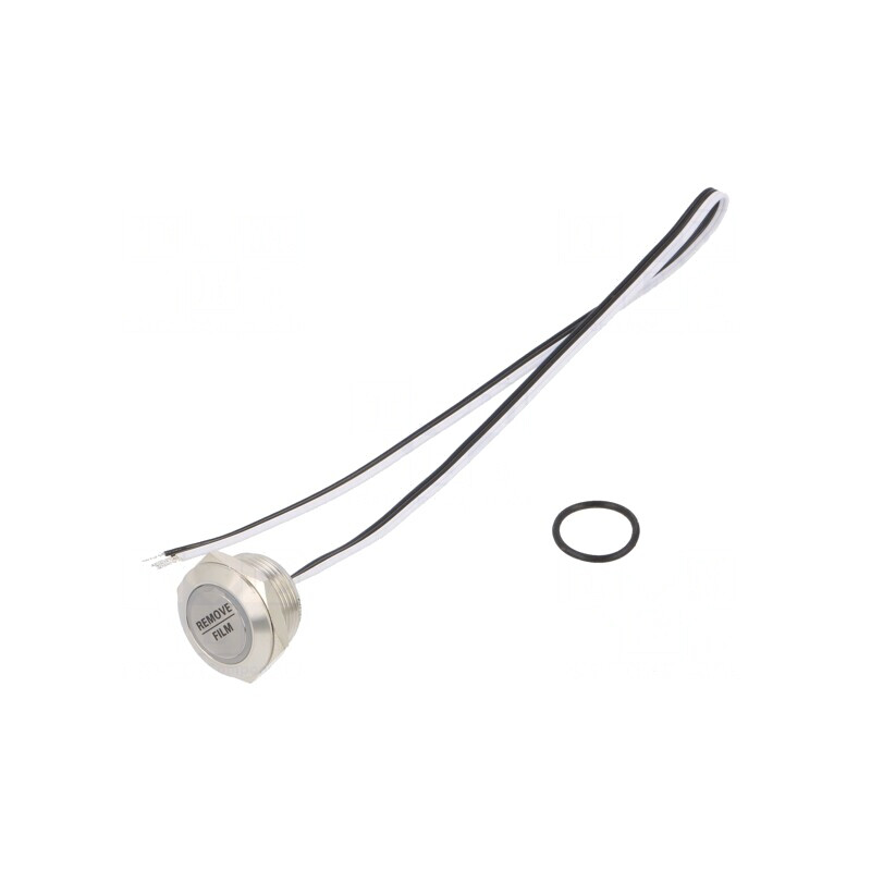 Comutator anti-vandalism SPST-NO 50mA 24VDC IP65 Ø19mm | Electronic-mag.ro | Componente Electronice