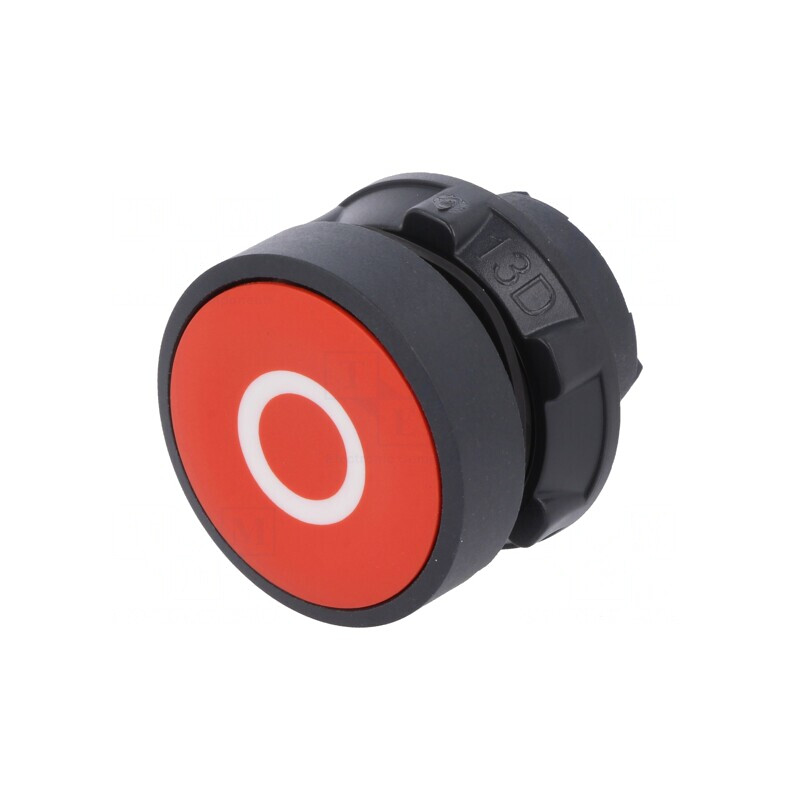 Comutator apăsare 22mm roșu stabilizat | Electronic-mag.ro | Componente Electronice