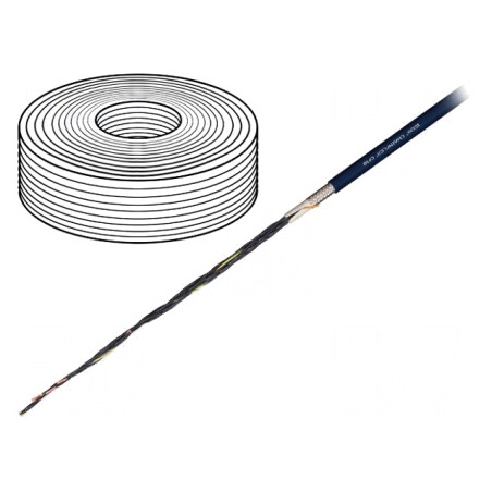 Cablu Control Chainflex CF10 2x1mm2 Negru Litat Cu | Electronic-mag.ro | Componente Electronice