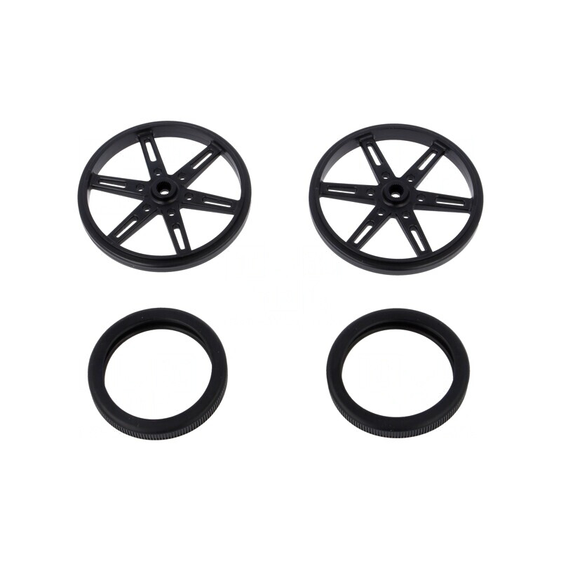 Ax Neagră cu Împingere și Înșurubare 70mm | Electronic-mag.ro | Componente Electronice