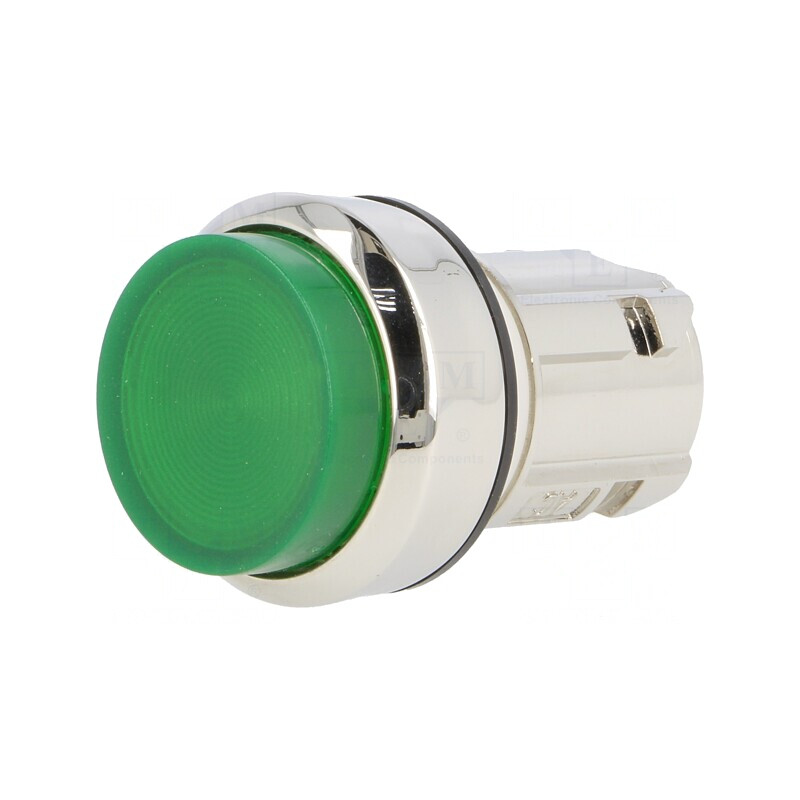 Comutator Apăsare 22mm Verde IP67 | Electronic-mag.ro | Componente Electronice