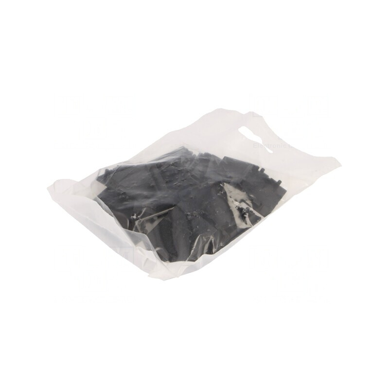 Obturator negru pentru profil LED, set 20 bucăți | Electronic-mag.ro | Componente Electronice