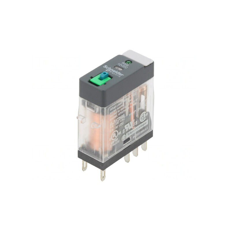 Releu Electromagnetic DPDT 12VDC 5A 250VAC cu Soclu | Electronic-mag.ro | Componente Electronice