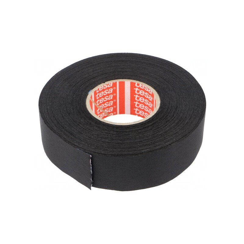 Bandă textilă auto 25mm x 25m 40% cauciuc | Electronic-mag.ro | Componente Electronice