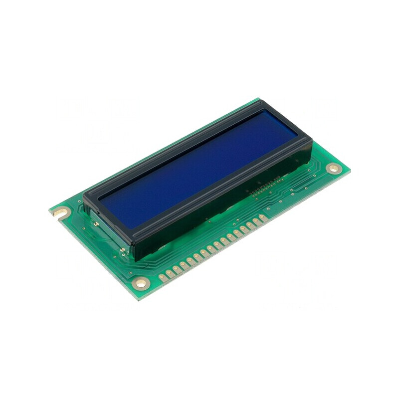 Afișaj LCD Alfanumeric 16x2 cu LED Albastru | Electronic-mag.ro | Componente Electronice