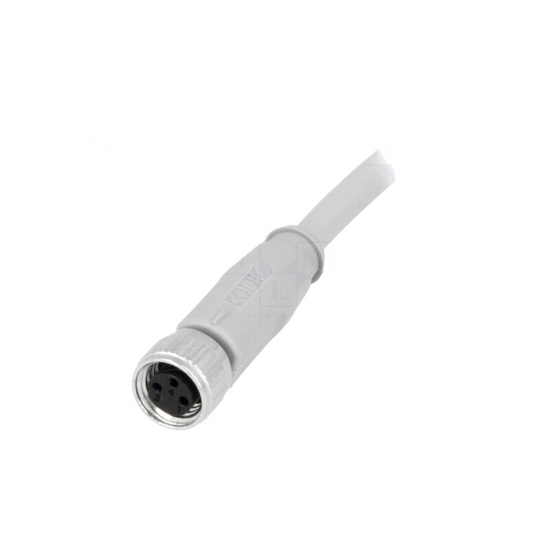 Conector M8 3m 3-PIN Drept Cablu Mufă IP67 | Electronic-mag.ro | Componente Electronice