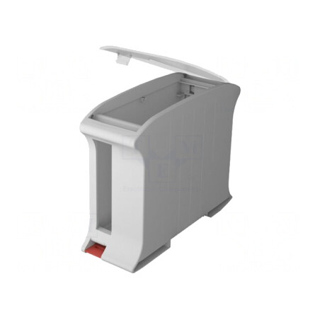 Carcasă pentru șină DIN gri 101x35x80,2mm | Electronic-mag.ro | Componente Electronice