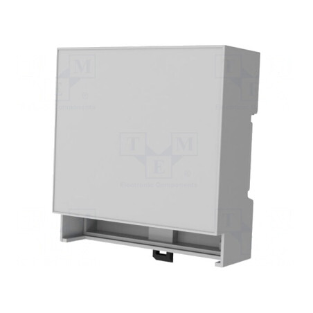 Carcasă pentru șină DIN gri 90x87.7x32mm | Electronic-mag.ro | Componente Electronice
