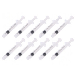 Seringă Luer Lock 3ml 10buc Polipropilenă Transparentă | Electronic-mag.ro | Componente Electronice