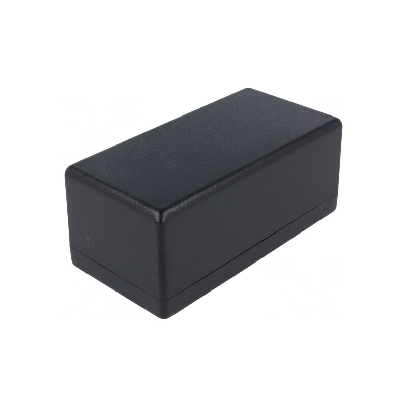 Carcasă universală ABS neagră 66x131x55mm | Electronic-mag.ro | Componente Electronice