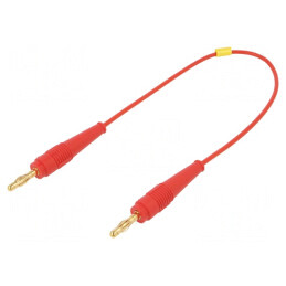 Cablu de măsurare 60VDC 30VAC 19A 0,25m Roșu | Electronic-mag.ro | Componente Electronice