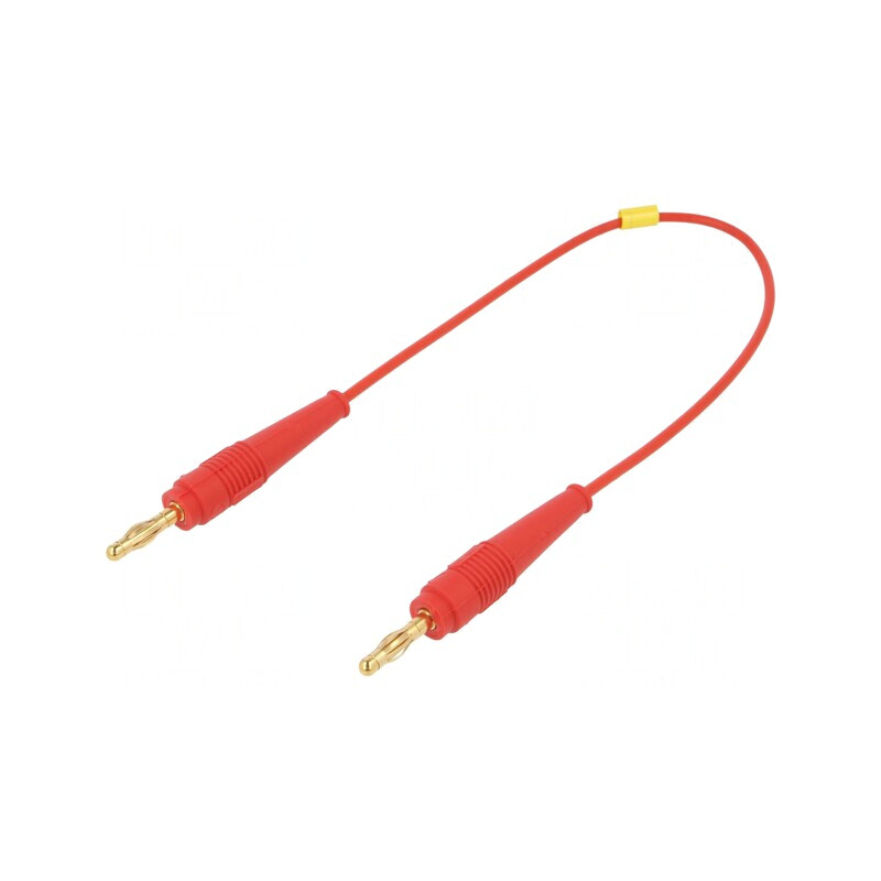 Cablu de măsurare 60VDC 30VAC 19A 0,25m Roșu | Electronic-mag.ro | Componente Electronice