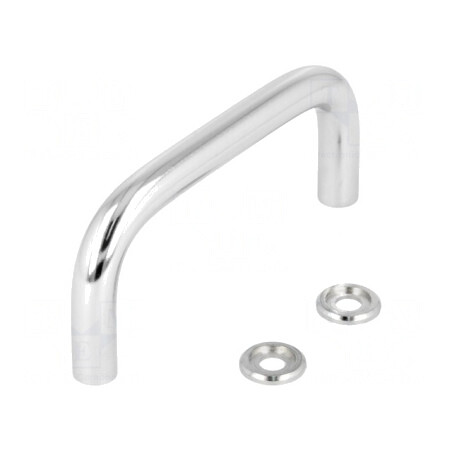 Manetă oțel cromat 43mm șurub M5 Ø10mm | Electronic-mag.ro | Componente Electronice