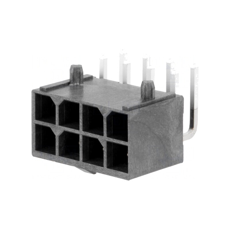Soclu cablu-placă Mega-Fit 5,7mm 8 pini 23A | Electronic-mag.ro | Componente Electronice