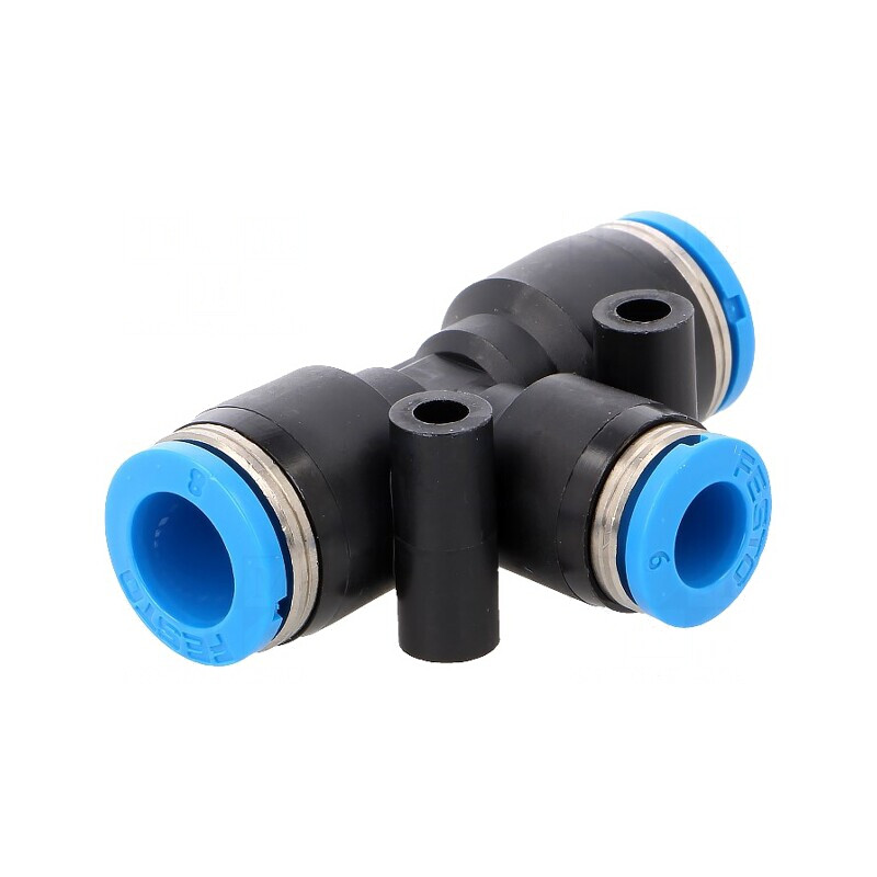 Racord Push-In T Ramificație 0.95-6bar PBT | Electronic-mag.ro | Componente Electronice