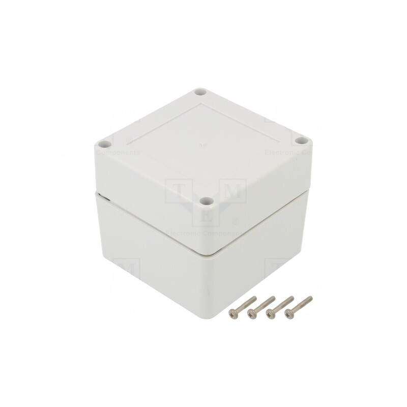 Carcasă Universală 90x90x75mm cu Bucşă din Alamă | Electronic-mag.ro | Componente Electronice