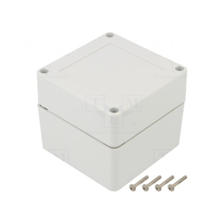 Carcasă Universală 90x90x75mm cu Bucşă din Alamă | Electronic-mag.ro | Componente Electronice