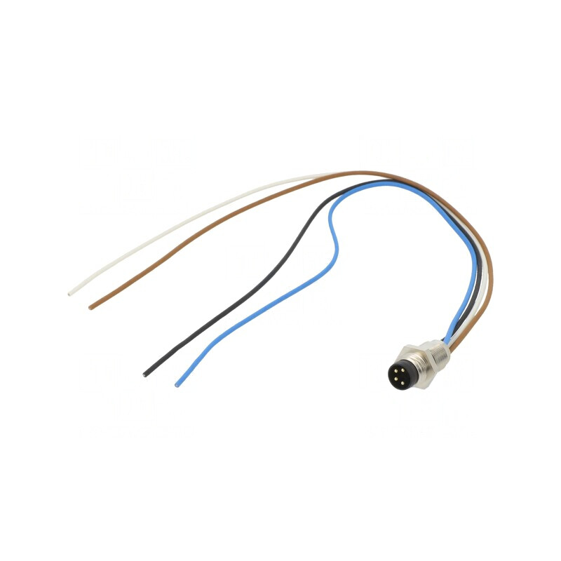 Conector M8 Tată 4 PIN Aurit IP67 | Electronic-mag.ro | Componente Electronice