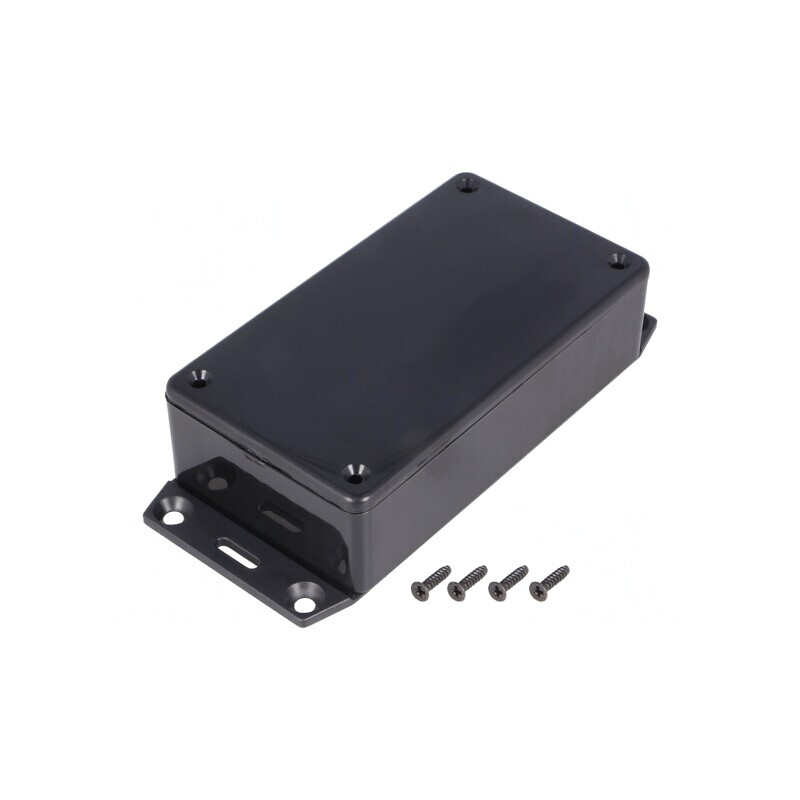 Carcasă universală 62x112x32mm ABS neagră | Electronic-mag.ro | Componente Electronice