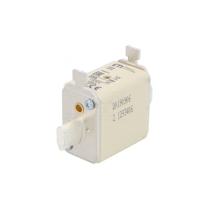 Siguranță NH00 35A 500VAC Ceramică Industrială | Electronic-mag.ro | Componente Electronice