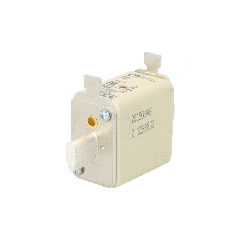 Siguranță ceramică industrială gG 40A 500VAC NH00 | Electronic-mag.ro | Componente Electronice
