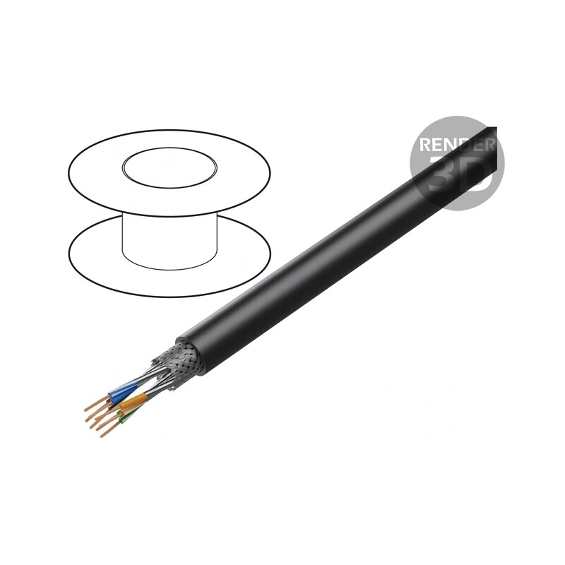 Cablu de Date ETHERLINE® Cat.5 4x2x26AWG | Electronic-mag.ro | Componente Electronice