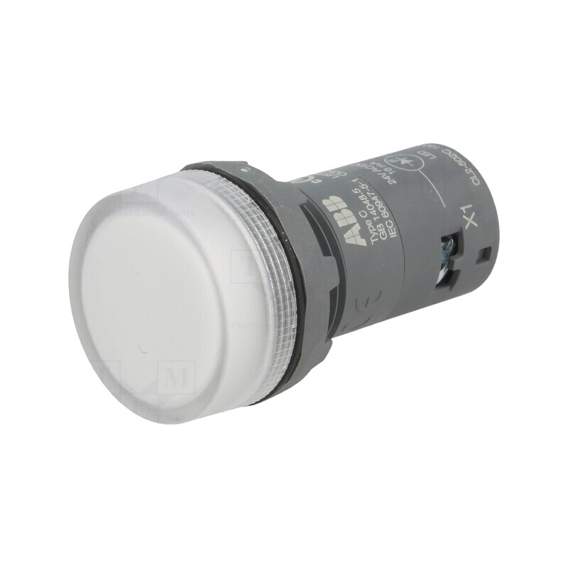 Lumină de Control LED 22mm 24VAC | Electronic-mag.ro | Componente Electronice