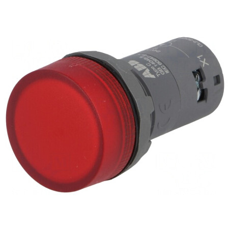 Lumină de Control LED Ø22mm 24VAC 25-70°C | Electronic-mag.ro | Componente Electronice