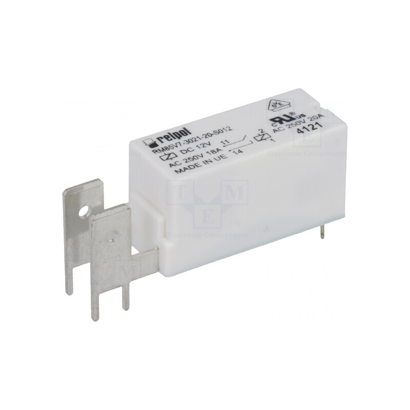 Releu Electromagnetic SPST-NO 12VDC 20A | Electronic-mag.ro | Componente Electronice