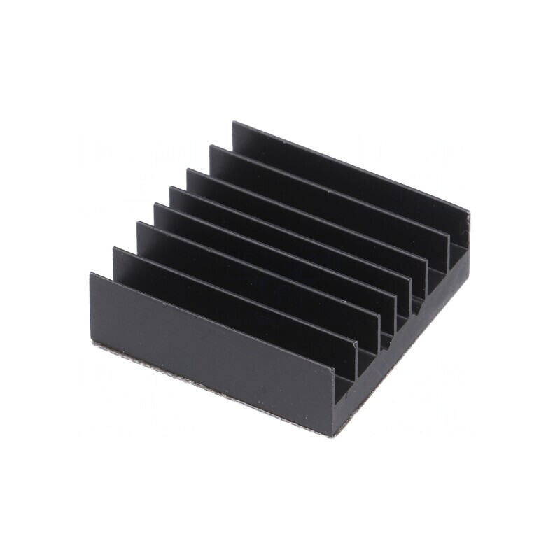 Radiator extrudat cu aripioare BGA negru 29x29mm | Electronic-mag.ro | Componente Electronice