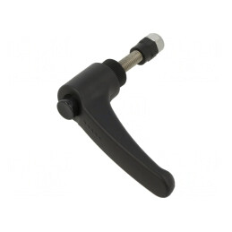 Manetă Franțuzească Neagră 40mm x 78mm | Electronic-mag.ro | Componente Electronice