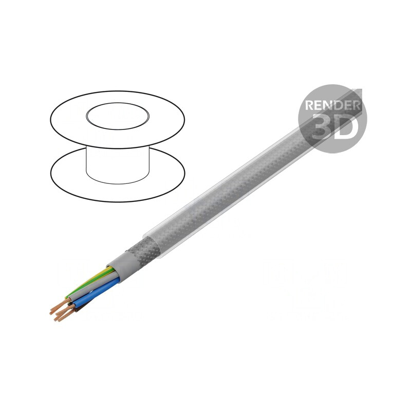 Cablu Y-CY-JB ecranat PVC 300V/500V | Electronic-mag.ro | Componente Electronice