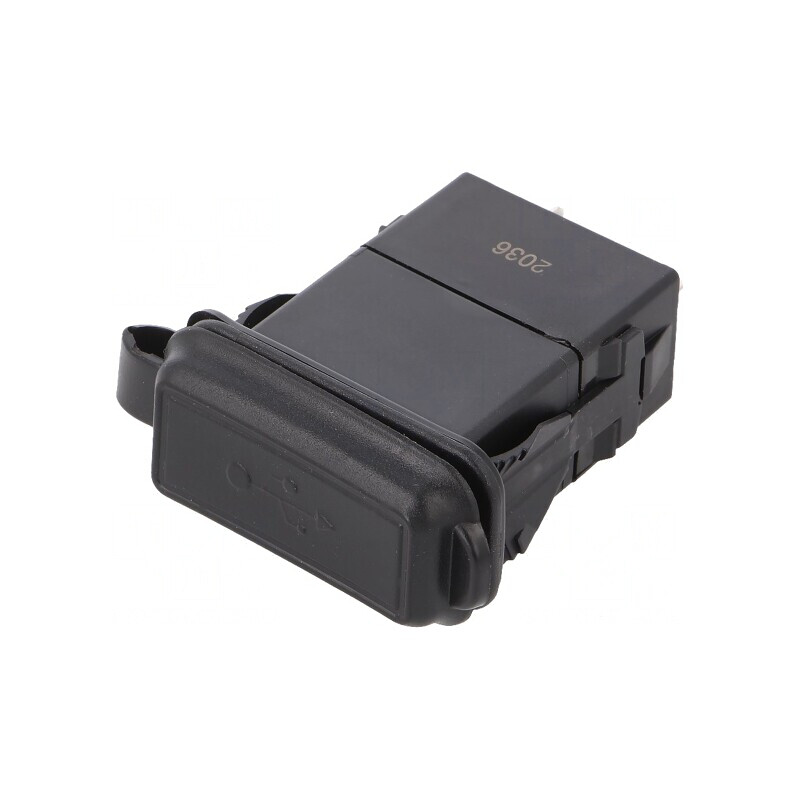 Alimentator USB Dublu 12-24V 5V/2.4A | Electronic-mag.ro | Componente Electronice