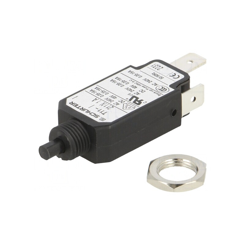 Întrerupător de Supracurent 1A 240VAC 48VDC SPST Poli 1 | Electronic-mag.ro | Componente Electronice