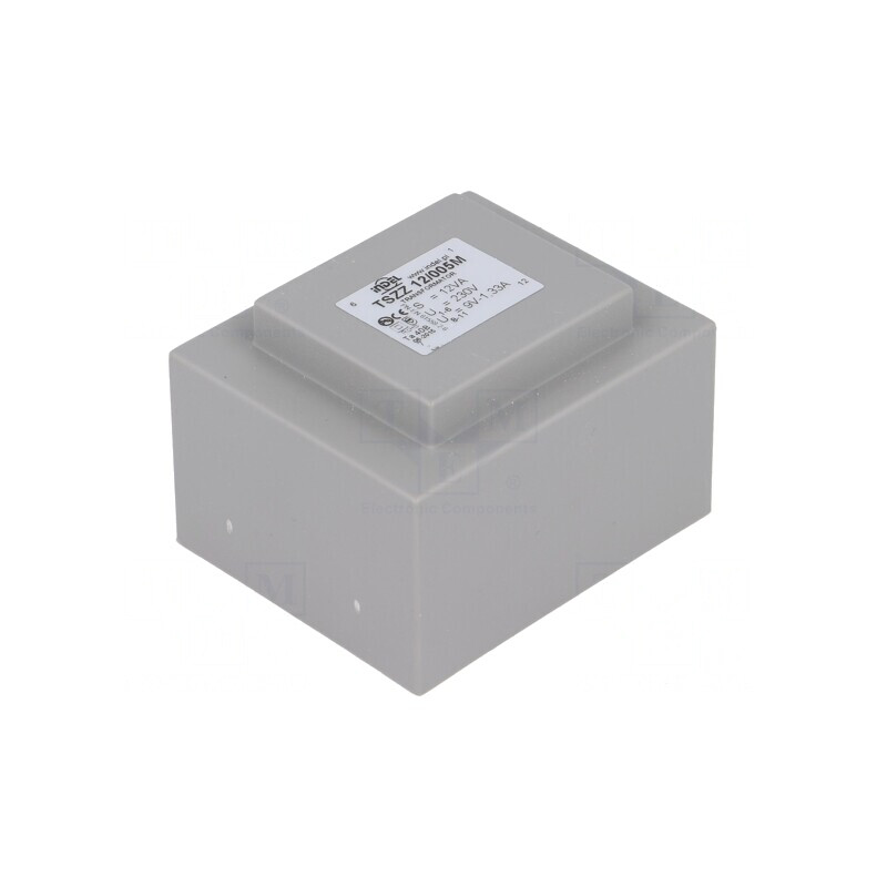 Transformator încapsulat 12VA 230V 9V 1,33A PCB | Electronic-mag.ro | Componente Electronice