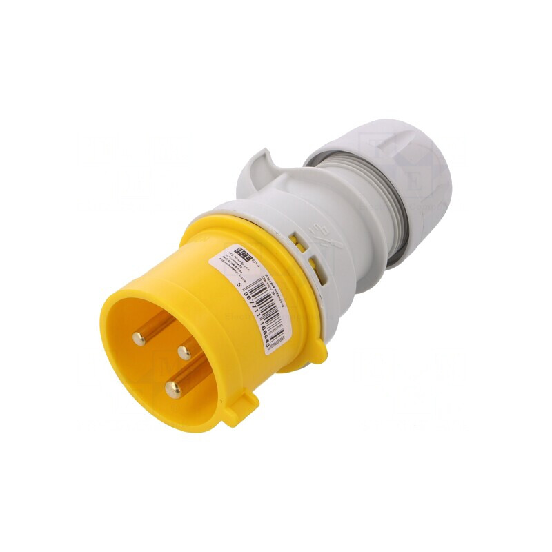 Conector alimentare AC 32A 110V IP44 IEC 60309 | Electronic-mag.ro | Componente Electronice