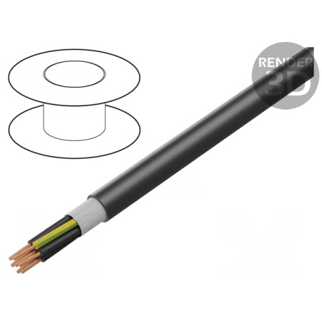 Cablu de Control ÖLFLEX® FD 891 P 3G1,5mm2 PUR Negru | Electronic-mag.ro | Componente Electronice