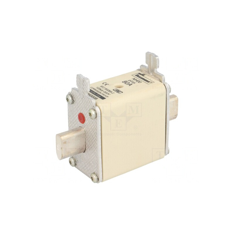 Siguranță Ceramica 80A 500VAC 250VDC Industrială | Electronic-mag.ro | Componente Electronice