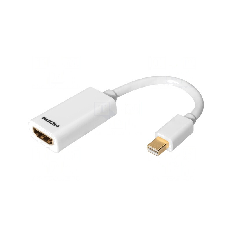 Adaptor DisplayPort 1.1a Alb 0,15m | Electronic-mag.ro | Componente Electronice