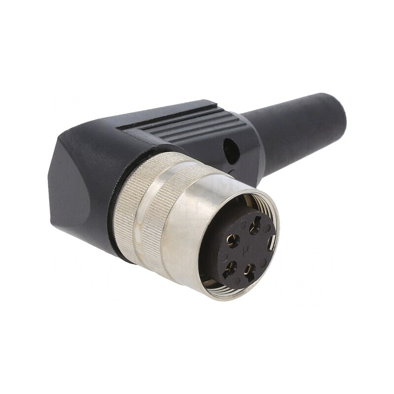 Mufă Mamă M16 Lipire pe Cablu 4 PIN 5A 250V IP40 | Electronic-mag.ro | Componente Electronice