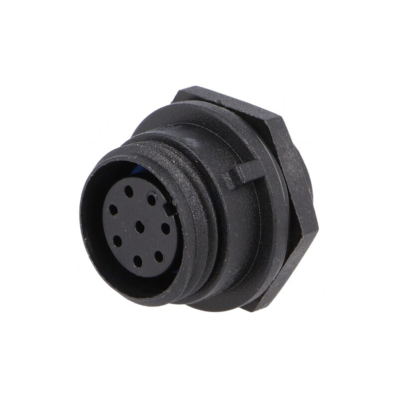Conector Circular Soclu Mamă 8 PIN IP68 125V | Electronic-mag.ro | Componente Electronice