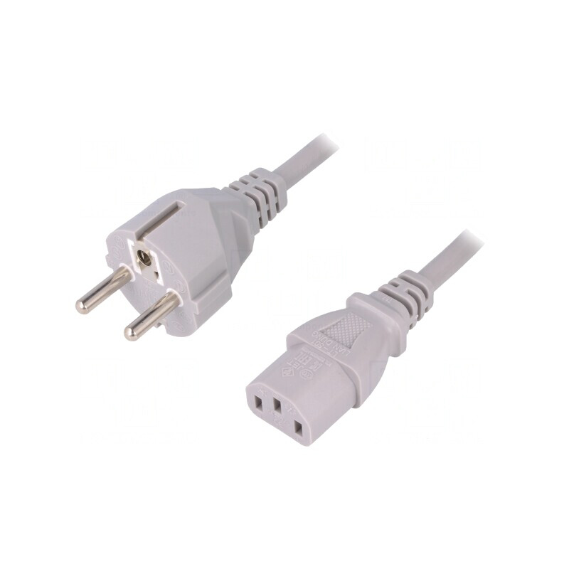 Cablu de Alimentare 5m Gri 3x1mm2 16A | Electronic-mag.ro | Componente Electronice Cablu de Alimentare 5m Gri 3x1mm2 16A | Electronic-mag.ro | Componente Electronice